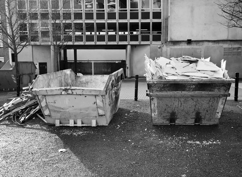 Residential skip placement in Crouch End
