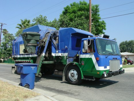 Organized garden waste preparation for removal